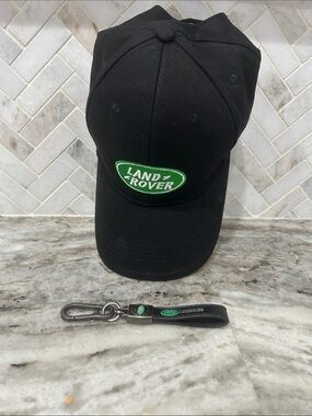 Land Rover Hat and Leather Keychain